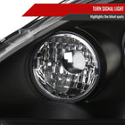 2002-2004 Acura RSX Dual Halo Projector Headlights (Matte Black Housing/Clear Lens)