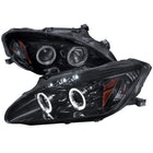 2000-2003 Honda S2000 AP1 Dual Halo Projector Headlights (Glossy Black Housing/Smoke Lens)