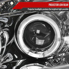 2004-2009 Honda S2000 AP2 Dual Halo Projector Headlights (Chrome Housing/Clear Lens)