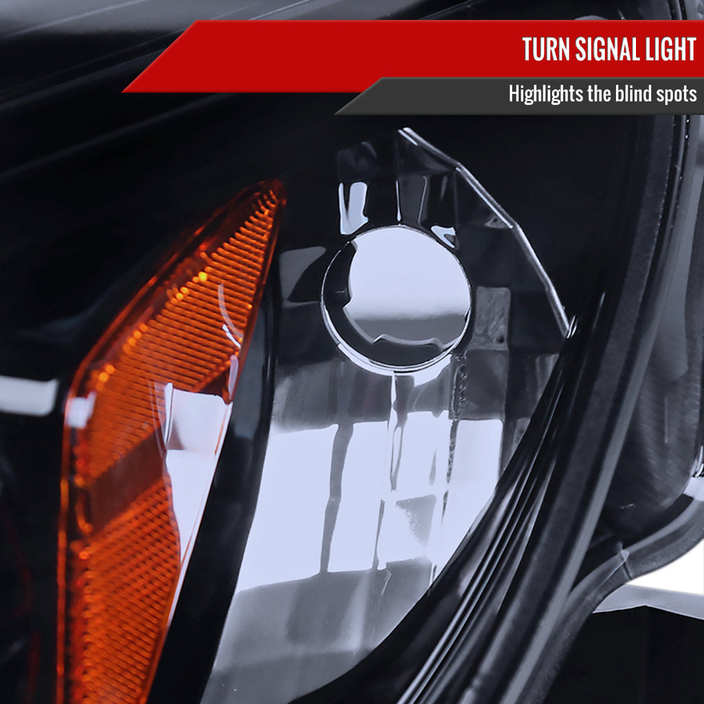 2004-2009 Honda S2000 AP2 Dual Halo Projector Headlights (Glossy Black Housing/Smoke Lens)