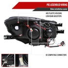 2004-2009 Honda S2000 AP2 Dual Halo Projector Headlights (Glossy Black Housing/Smoke Lens)