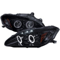 2004-2009 Honda S2000 AP2 Dual Halo Projector Headlights (Glossy Black Housing/Smoke Lens)