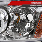 2000-2003 Nissan Sentra Dual Halo Projector Headlights (Chrome Housing/Clear Lens)