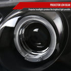 2000-2003 Nissan Sentra Dual Halo Projector Headlights (Matte Black Housing/Clear Lens)