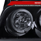 2004-2006 Nissan Sentra Dual Halo Projector Headlights (Glossy Black Housing/Smoke Lens)