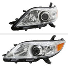 2011-2020 Toyota Sienna Driver/Left Side Projector Headlight (Chrome Housing/Clear Lens)