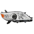 2011-2020 Toyota Sienna Passenger/Right Side Projector Headlight (Chrome Housing/Clear Lens)