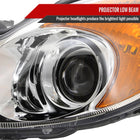 2002-2005 Hyundai Sonata Factory Style Projector Headlights - Chrome/Clear Lens