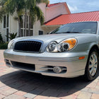 2002-2005 Hyundai Sonata Factory Style Projector Headlights - Chrome/Clear Lens