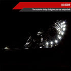 2011-2014 Hyundai Sonata Projector Headlights w/ SMD LED Light Strip (Chrome Housing/Clear Lens)
