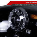 2011-2014 Hyundai Sonata Projector Headlights w/ SMD LED Light Strip (Glossy Black Housing/Smoke Lens)