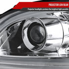 2010-2011 Kia Soul Projector Headlights w/ LED Light Bar & LED Turn Signal Lights (Chrome Housing/Clear Lens)