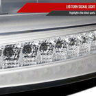 2010-2011 Kia Soul Projector Headlights w/ LED Light Bar & LED Turn Signal Lights (Chrome Housing/Clear Lens)
