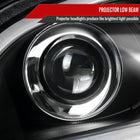 2010-2011 Kia Soul Projector Headlights w/ LED Light Bar & LED Turn Signal Lights (Matte Black Housing/Clear Lens)
