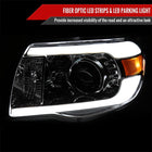 2005-2011 Toyota Tacoma LED Bar Projector Headlights (Chrome Housing/Clear Lens)