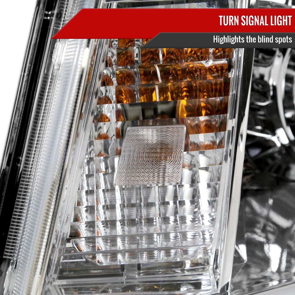 2005-2011 Toyota Tacoma LED Bar Projector Headlights (Chrome Housing/Clear Lens)