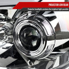 2005-2011 Toyota Tacoma LED Bar Projector Headlights w/ Sequential Turn Signal Lights (Chrome Housing/Clear Lens)