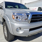 2005-2011 Toyota Tacoma Dual Halo Projector Headlights (Chrome Housing/Clear Lens)