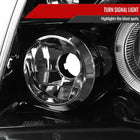 2005-2011 Toyota Tacoma Dual Halo Projector Headlights (Jet Black Housing/Clear Lens)