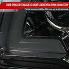 2005-2011 Toyota Tacoma LED Bar Projector Headlights w/ Sequential Turn Signal Lights (Chrome Housing/Smoke Lens)