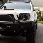 2005-2011 Toyota Tacoma LED Bar Projector Headlights w/ Sequential Turn Signal Lights (Chrome Housing/Smoke Lens)