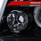 2005-2011 Toyota Tacoma Dual Halo Projector Headlights (Glossy Black Housing/Smoke Lens)