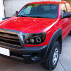 2005-2011 Toyota Tacoma Dual Halo Projector Headlights (Glossy Black Housing/Smoke Lens)