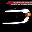 2005-2011 Toyota Tacoma LED Bar Projector Headlights (Matte Black Housing/Clear Lens)