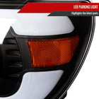 2005-2011 Toyota Tacoma LED Bar Projector Headlights (Matte Black Housing/Clear Lens)