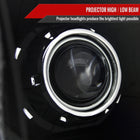 2005-2011 Toyota Tacoma Retro Style Projector Headlights (Matte Black Housing/Clear Lens)