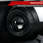 2005-2011 Toyota Tacoma LED Bar Projector Headlights w/ Sequential Turn Signal Lights (Matte Black Housing/Clear Lens)
