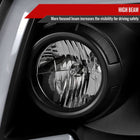 2005-2011 Toyota Tacoma LED Bar Projector Headlights w/ Sequential Turn Signal Lights (Matte Black Housing/Clear Lens)