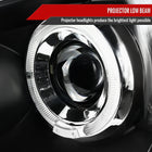 2005-2011 Toyota Tacoma Dual Halo Projector Headlights (Matte Black Housing/Clear Lens)