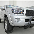 2005-2011 Toyota Tacoma Dual Halo Projector Headlights (Matte Black Housing/Clear Lens)