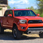 2012-2015 Toyota Tacoma LED C-Bar Projector Headlights w/ LED Parking Light (Chrome Housing/Clear Lens)