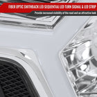 2012-2015 Toyota Tacoma Switchback Sequential LED Bar Projector Headlights (Chrome Housing/Clear Lens)
