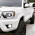 2012-2015 Toyota Tacoma LED C-Bar Projector Headlights (Jet Black Housing/Clear Lens)