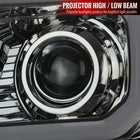 2012-2015 Toyota Tacoma LED C-Bar Projector Headlights w/ LED Parking Light (Chrome Housing/Smoke Lens)