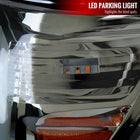 2012-2015 Toyota Tacoma LED C-Bar Projector Headlights w/ LED Parking Light (Chrome Housing/Smoke Lens)