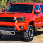 2012-2015 Toyota Tacoma LED C-Bar Projector Headlights w/ LED Parking Light (Chrome Housing/Smoke Lens)