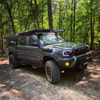 2012-2015 Toyota Tacoma LED C-Bar Projector Headlights (Glossy Black Housing/Smoke Lens)