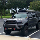 2012-2015 Toyota Tacoma LED C-Bar Projector Headlights (Glossy Black Housing/Smoke Lens)