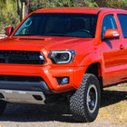 2012-2015 Toyota Tacoma LED C-Bar Projector Headlights w/ LED Parking Light (Matte Black Housing/Clear Lens)
