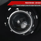 2012-2015 Toyota Tacoma Retro Style Projector Headlights (Matte Black Housing/Clear Lens)