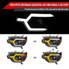2012-2015 Toyota Tacoma Switchback Sequential LED Bar Projector Headlights (Matte Black Housing/Clear Lens)