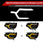 2012-2015 Toyota Tacoma Switchback Sequential LED Bar Projector Headlights (Matte Black Housing/Smoke Lens)