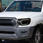 2012-2015 Toyota Tacoma Switchback Sequential LED Bar Projector Headlights (Matte Black Housing/Smoke Lens)