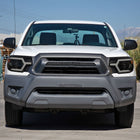 2012-2015 Toyota Tacoma Switchback Sequential LED Bar Projector Headlights (Matte Black Housing/Smoke Lens)