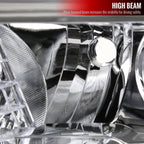 2016-2023 Toyota Tacoma Projector Headlights w/ Amber Reflectors (Chrome Housing/ Clear Lens)