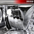 2016-2023 Toyota Tacoma Single Projector Headlight - Passenger Side Only (Chrome Housing/Clear Lens)